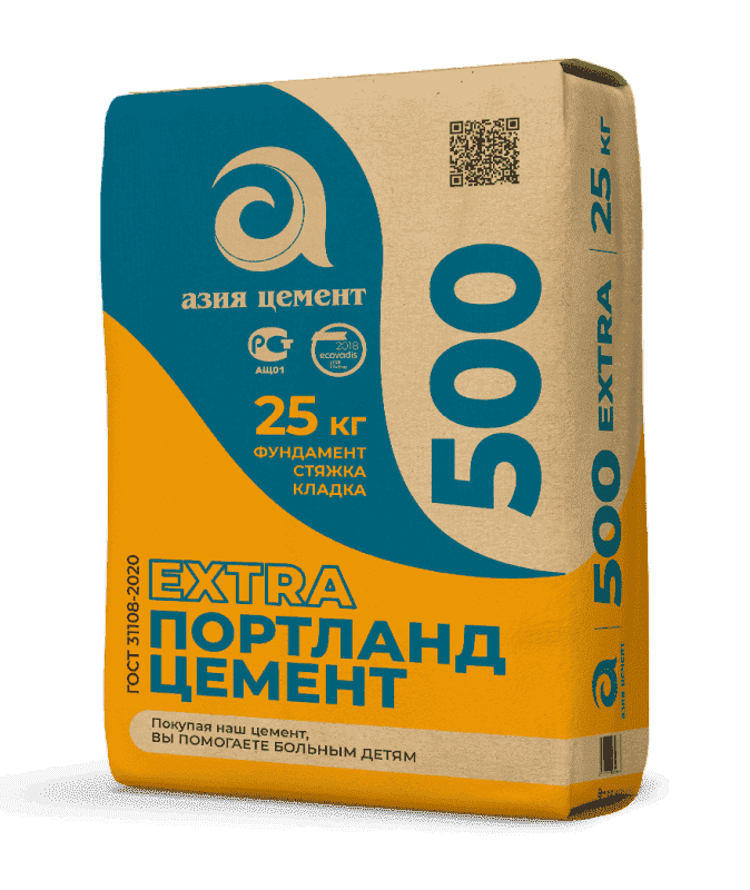 Цемент по 25 кг М500 Экстра (цем2)